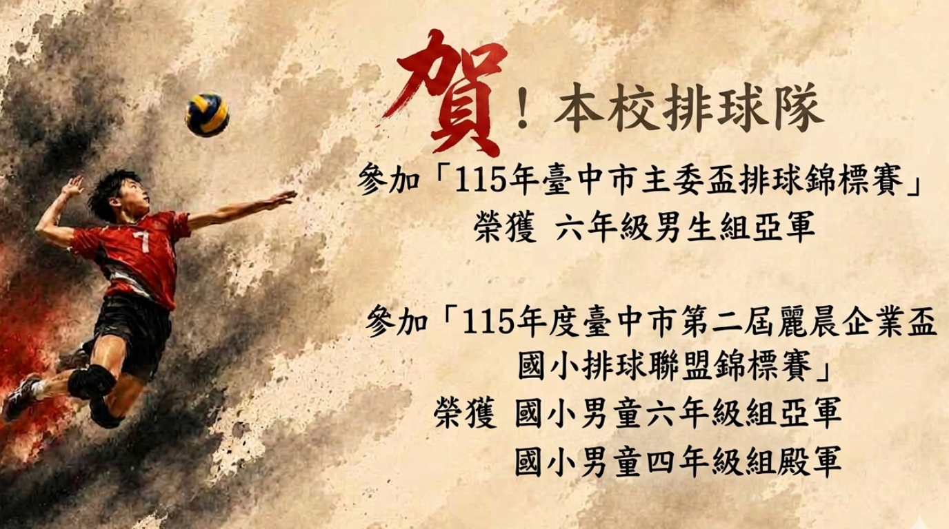 115年排球隊比賽佳績